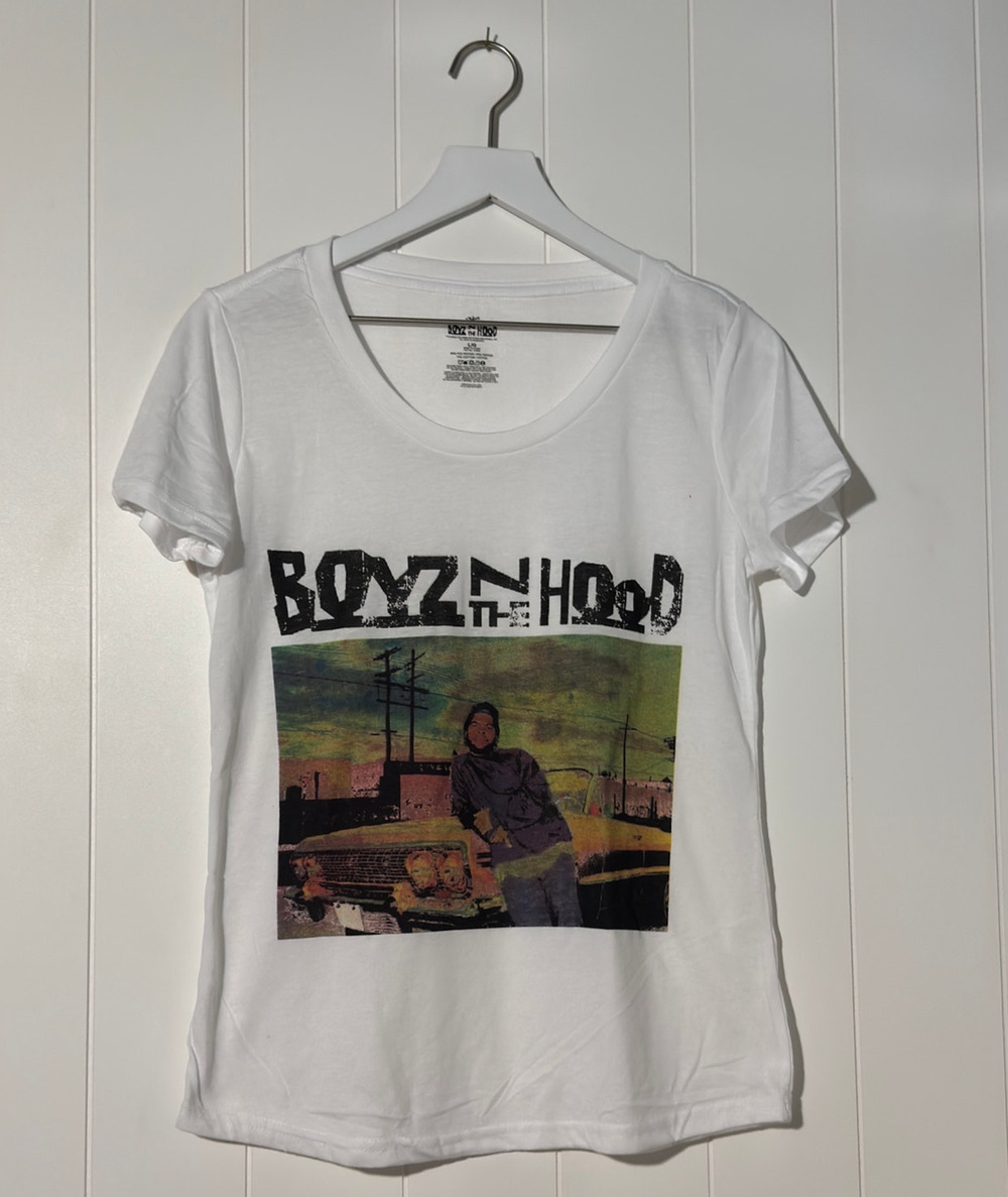 Boyz N The Hood Band T-Shirt Licensed Merch Scoop Neck Tee Large